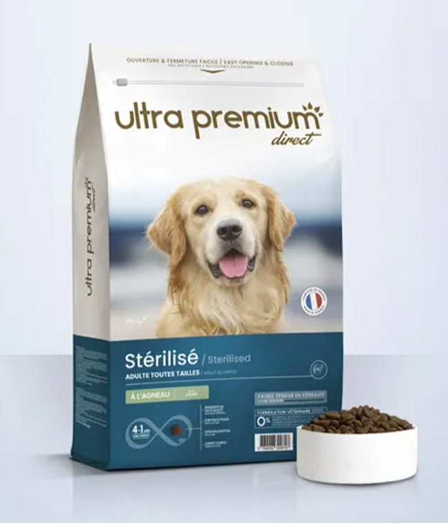 ultra premium stérilisé chien